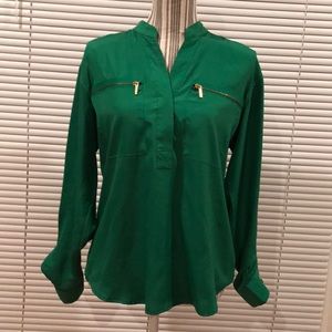 Green Michael Kors Blouse